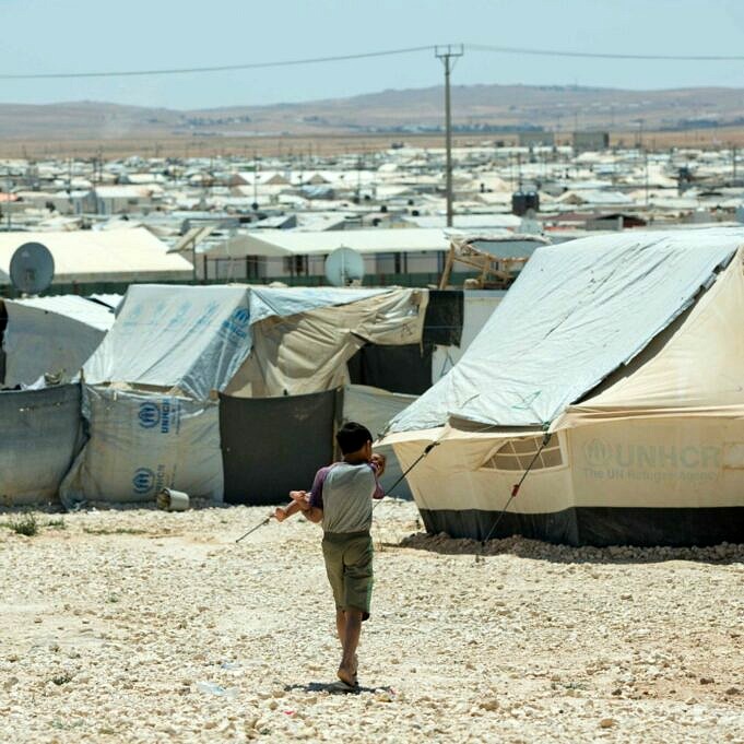 Le Camp De Réfugiés Pour Syriens En Jordanie évolue Comme Une Ville à Faire Soi-même